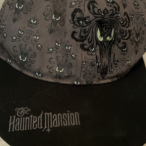 DISNEY HAUNTED MANSION WALLPAPER EMBROIDERED YOUTH HAT CAP - Picture 9 of 10